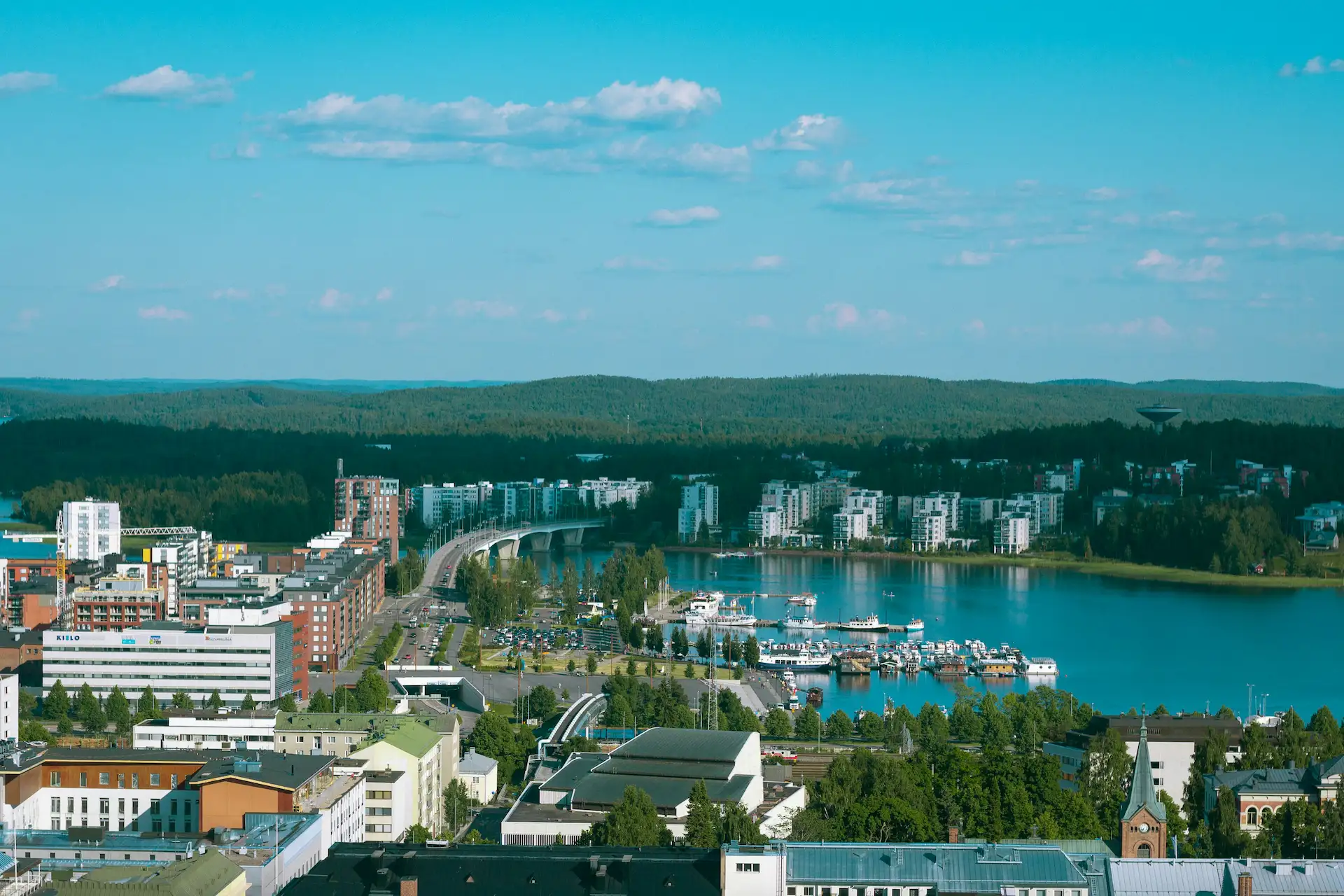 La région de Jyväskylä en Finlande